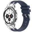 For Samsung Galaxy Watch 4 Classic 42 / 46mm 20mm Quick Release Silver Buckle Royal Silicone Watch Band(Navy Blue) - free shipping - PMC TechLife - Order now!