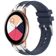 For Samsung Galaxy Watch Active 20mm Quick Release Silver Buckle Royal Silicone Watch Band(Navy Blue) - free shipping - PMC TechLife - Order now!