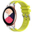 For Samsung Galaxy Watch Active 20mm Quick Release Silver Buckle Royal Silicone Watch Band(Vital Yellow) - free shipping - PMC TechLife - Order now!
