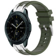 For Samsung Galaxy Watch 42mm 20mm Quick Release Silver Buckle Royal Silicone Watch Band(Olive Green) - free shipping - PMC TechLife - Order now!