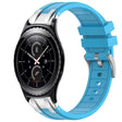 For Samsung Gear S2 Classic 20mm Quick Release Silver Buckle Royal Silicone Watch Band(Sky Blue) - free shipping - PMC TechLife - Order now!
