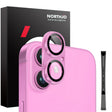 For iPhone 16 / 16 Plus NORTHJO Matte Camera Lens Protector Tempered Glass Rear Lens Film(Rose) - iPhone 16 Tempered Glass by NORTHJO | Online Shopping South Africa | PMC TechLife | Buy Now Pay Later Mobicred