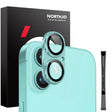 For iPhone 16 / 16 Plus NORTHJO CD Vein Camera Lens Protector Tempered Glass Rear Lens Film(Cyan) - iPhone 16 Tempered Glass by NORTHJO | Online Shopping South Africa | PMC TechLife | Buy Now Pay Later Mobicred