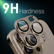 For iPhone 16 Pro / 16 Pro Max NORTHJO CD Vein Camera Lens Protector Tempered Glass Rear Lens Film(Brown)