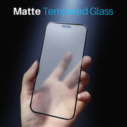 For iPhone 16 NORTHJO Matte Silkscreen Anti-Fingerprint Tempered Glass Film