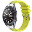 For Samsung Galaxy Watch 3 45mm 22mm Quick Release Silver Buckle Royal Silicone Watch Band(Vital Yellow) - free shipping - PMC TechLife - Order now!