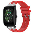 For Amazfit Bip U 20mm Quick Release Silver Buckle Royal Silicone Watch Band(Red) - free shipping - PMC TechLife - Order now!