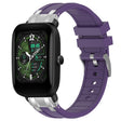 For Amazfit Bip U 20mm Quick Release Silver Buckle Royal Silicone Watch Band(Purple) - free shipping - PMC TechLife - Order now!