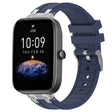 For Amazfit Bip3 Pro 20mm Quick Release Silver Buckle Royal Silicone Watch Band(Navy Blue) - free shipping - PMC TechLife - Order now!
