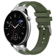 For Amazfit GTR Mini 20mm Quick Release Silver Buckle Royal Silicone Watch Band(Olive Green) - free shipping - PMC TechLife - Order now!
