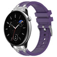 For Amazfit GTR Mini 20mm Quick Release Silver Buckle Royal Silicone Watch Band(Purple) - free shipping - PMC TechLife - Order now!