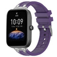 For Amazfit Bip3 20mm Quick Release Silver Buckle Royal Silicone Watch Band(Purple) - free shipping - PMC TechLife - Order now!