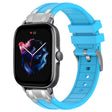 For Amazfit GTS 3 20mm Quick Release Silver Buckle Royal Silicone Watch Band(Sky Blue) - free shipping - PMC TechLife - Order now!