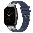 For Amazfit GTS 2e 20mm Quick Release Silver Buckle Royal Silicone Watch Band(Navy Blue) - free shipping - PMC TechLife - Order now!