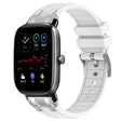For Amazfit GTS 2 Mini 20mm Quick Release Silver Buckle Royal Silicone Watch Band(White) - free shipping - PMC TechLife - Order now!