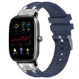 For Amazfit GTS 2 Mini 20mm Quick Release Silver Buckle Royal Silicone Watch Band(Navy Blue) - free shipping - PMC TechLife - Order now!
