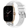 For Amazfit GTS 2 20mm Quick Release Silver Buckle Royal Silicone Watch Band(White) - free shipping - PMC TechLife - Order now!