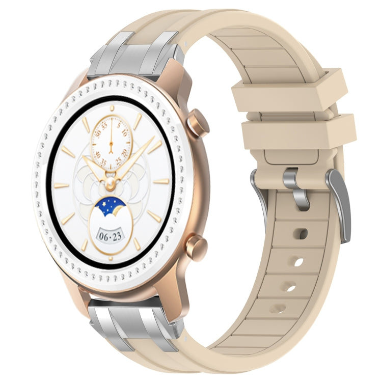 For Amazfit GTR 42mm 20mm Quick Release Silver Buckle Royal Silicone Watch Band(Starlight) - free shipping - PMC TechLife - Order now!