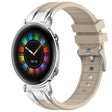 For Huawei Watch GT2 42mm 20mm Quick Release Silver Buckle Royal Silicone Watch Band(Starlight) - free shipping - PMC TechLife - Order now!