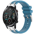 For Honor Magic Watch 2 42mm 20mm Quick Release Silver Buckle Royal Silicone Watch Band(Sea Blue) - free shipping - PMC TechLife - Order now!