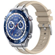 For Huawei Watch Ultimate 22mm Quick Release Silver Buckle Royal Silicone Watch Band(Starlight) - free shipping - PMC TechLife - Order now!