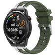For Huawei Watch GT Runner 22mm Quick Release Silver Buckle Royal Silicone Watch Band(Olive Green) - free shipping - PMC TechLife - Order now!