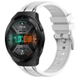 For Huawei Watch GT 2e 22mm Quick Release Silver Buckle Royal Silicone Watch Band(White) - free shipping - PMC TechLife - Order now!