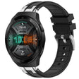 For Huawei Watch GT 2e 22mm Quick Release Silver Buckle Royal Silicone Watch Band(Black) - free shipping - PMC TechLife - Order now!