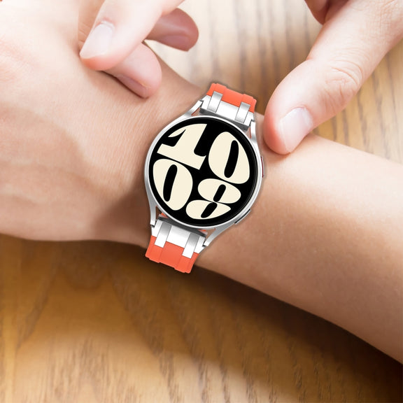 For Huawei Watch GT 2e 22mm Quick Release Silver Buckle Royal Silicone Watch Band(Black)