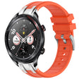 For Honor Watch Dream 22mm Quick Release Silver Buckle Royal Silicone Watch Band(Orange) - free shipping - PMC TechLife - Order now!