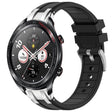 For Honor Magic Watch 22mm Quick Release Silver Buckle Royal Silicone Watch Band(Black) - free shipping - PMC TechLife - Order now!