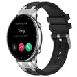 For Amazfit Watch GTR 2 22mm Quick Release Silver Buckle Royal Silicone Watch Band(Black) - free shipping - PMC TechLife - Order now!