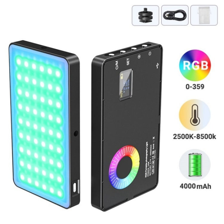 M1SE 12 Effects RGB Photography Lamp 0.96-inch TFT Screen Pocket Fill Light - Selfie Light by PMC TechLife | Online Shopping South Africa | PMC TechLife | Buy Now Pay Later Mobicred