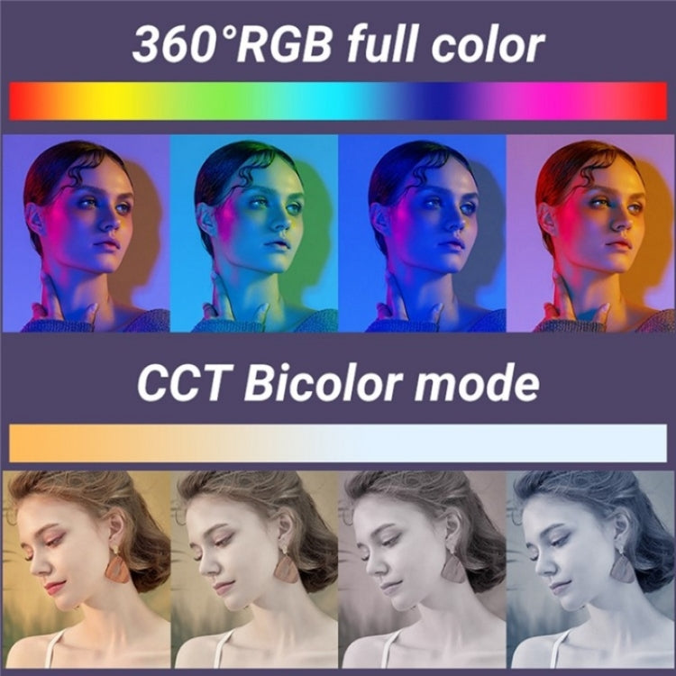M1SE 12 Effects RGB Photography Lamp 0.96-inch TFT Screen Pocket Fill Light - Selfie Light by PMC TechLife | Online Shopping South Africa | PMC TechLife | Buy Now Pay Later Mobicred