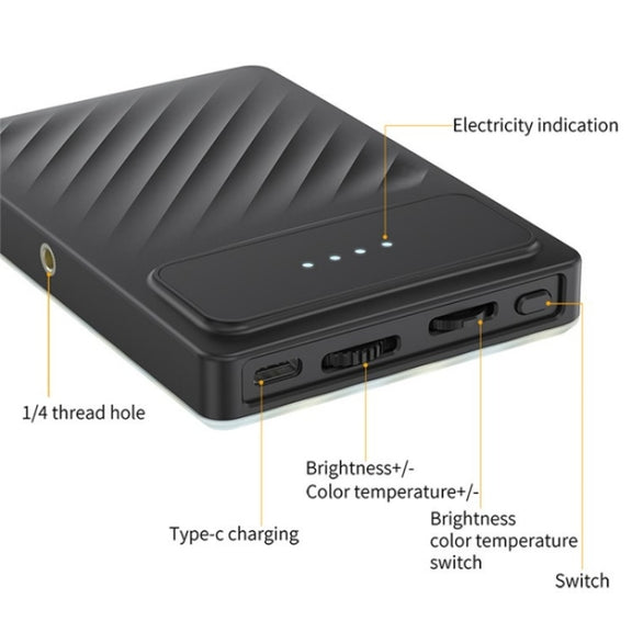 V16WS Mobile Phone / Tablet / Laptop Pocket Fill Light 24 Effects RGB Light  Without Screen