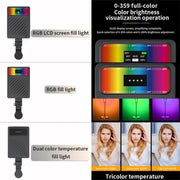V16WS Mobile Phone / Tablet / Laptop Pocket Fill Light 24 Effects RGB Light  Without Screen