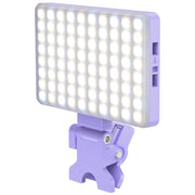 V12A Phone Laptop Video Conference Fill Lamp Portable Selfie Live Streaming LED Fill Light(Purple)