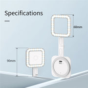 V18 Portable Skin Beauty Live Streaming LED Fill Light Magnetic Phone Selfie Lamp(Black)