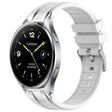 For Xiaomi Watch 2 22mm Quick Release Silver Buckle Royal Silicone Watch Band(White) - free shipping - PMC TechLife - Order now!