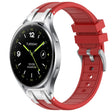 For Xiaomi Watch 2 22mm Quick Release Silver Buckle Royal Silicone Watch Band(Red) - free shipping - PMC TechLife - Order now!