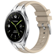 For Xiaomi Watch 2 22mm Quick Release Silver Buckle Royal Silicone Watch Band(Starlight)