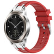 For Xiaomi Watch S3 22mm Quick Release Silver Buckle Royal Silicone Watch Band(Red) - free shipping - PMC TechLife - Order now!