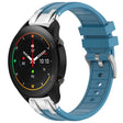 For Xiaomi Watch S1 Pro 22mm Quick Release Silver Buckle Royal Silicone Watch Band(Sea Blue) - free shipping - PMC TechLife - Order now!