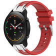 For Xiaomi Watch S1 Pro 22mm Quick Release Silver Buckle Royal Silicone Watch Band(Red) - free shipping - PMC TechLife - Order now!