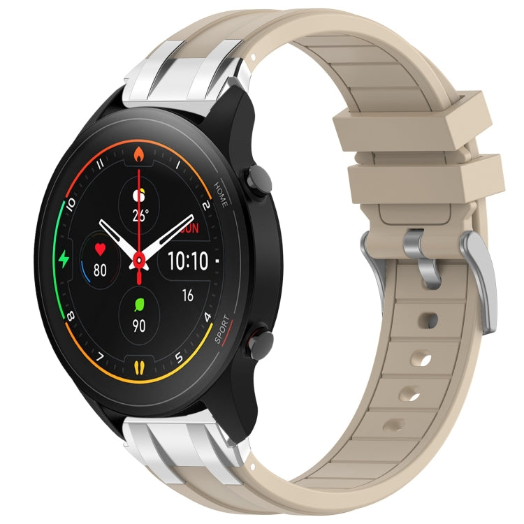 For Xiaomi Watch S1 Pro 22mm Quick Release Silver Buckle Royal Silicone Watch Band(Starlight) - free shipping - PMC TechLife - Order now!