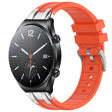 For Xiaomi Watch S1 22mm Quick Release Silver Buckle Royal Silicone Watch Band(Orange) - free shipping - PMC TechLife - Order now!
