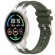 For Xiaomi Watch Sport 22mm Quick Release Silver Buckle Royal Silicone Watch Band(Olive Green) - free shipping - PMC TechLife - Order now!