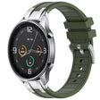 For Xiaomi Watch Color 22mm Quick Release Silver Buckle Royal Silicone Watch Band(Olive Green) - free shipping - PMC TechLife - Order now!