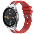 For Xiaomi Watch Color 22mm Quick Release Silver Buckle Royal Silicone Watch Band(Red) - free shipping - PMC TechLife - Order now!