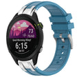 For Garmin Forerunner 255 22mm Quick Release Silver Buckle Royal Silicone Watch Band(Sea Blue) - free shipping - PMC TechLife - Order now!